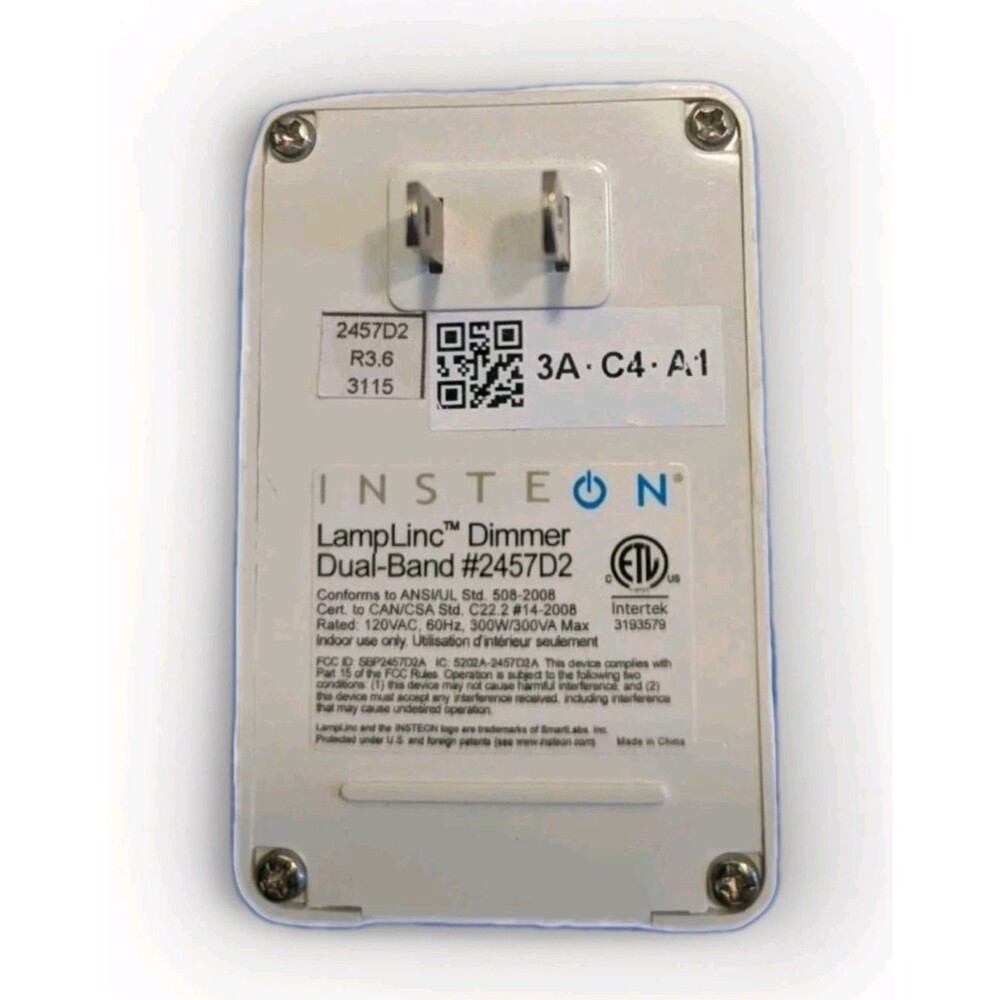Insteon Smart Lamp Dimmer Radio Plug-In Module Dual Band 2457D2